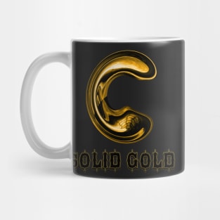 24 carat Solid Gold Millionaire Sacred Geometry 3D Mug
